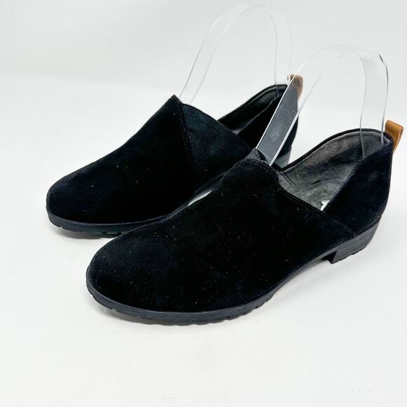 NEW Dr. Scholl’s Women’s Retrograde Black Microfiber Slip on Loafers Size 6 - Picture 2 of 9